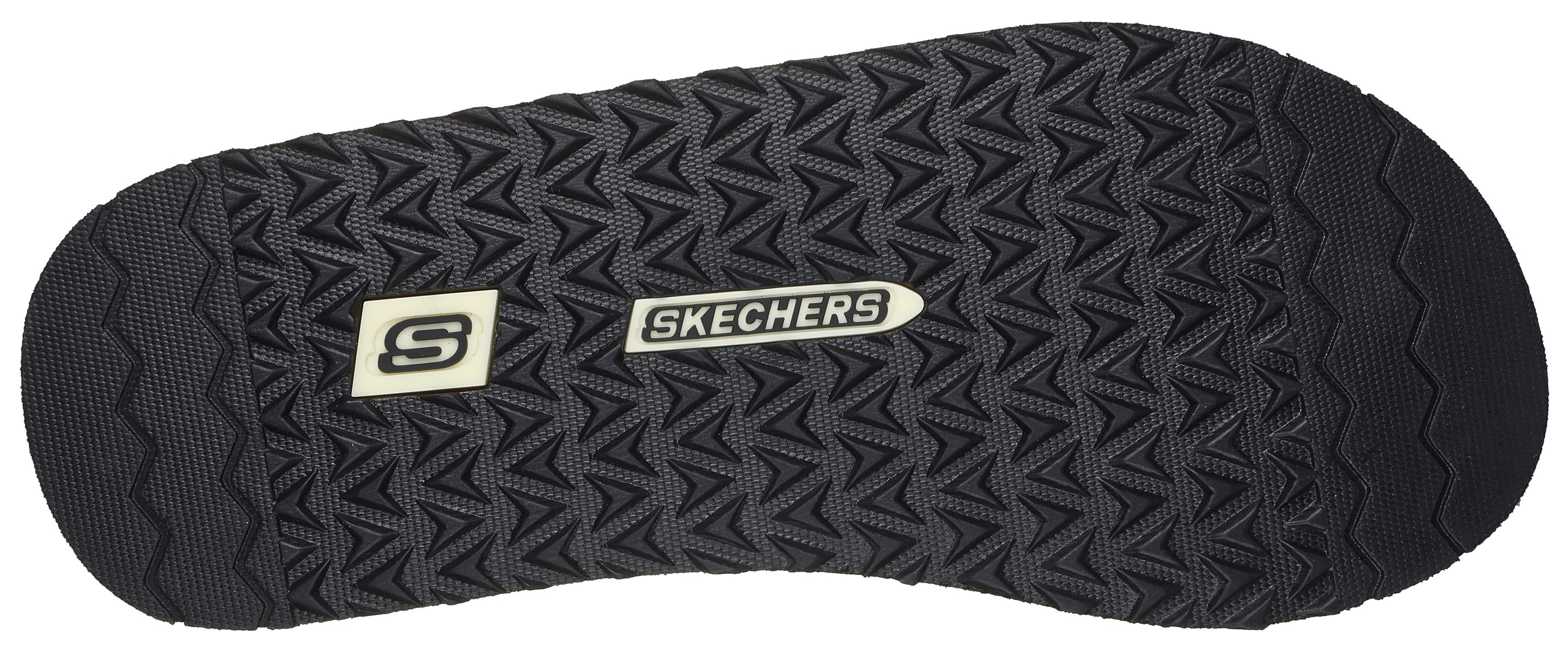 Skechers TANTRIC-FRITZ Zehentrenner, Sommerschuh, Schlappen, Poolslides, Ba günstig online kaufen