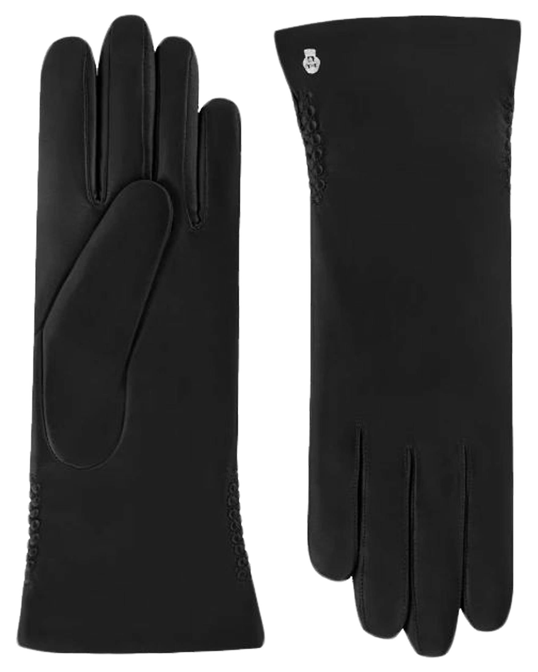 Handschuhe Damen Leder Navaris Damen Lederhandschuhe Fr Touchscreen   Nappaleder Mit Kaschmir-Futter  Bordeaux, Gre M (7.5)