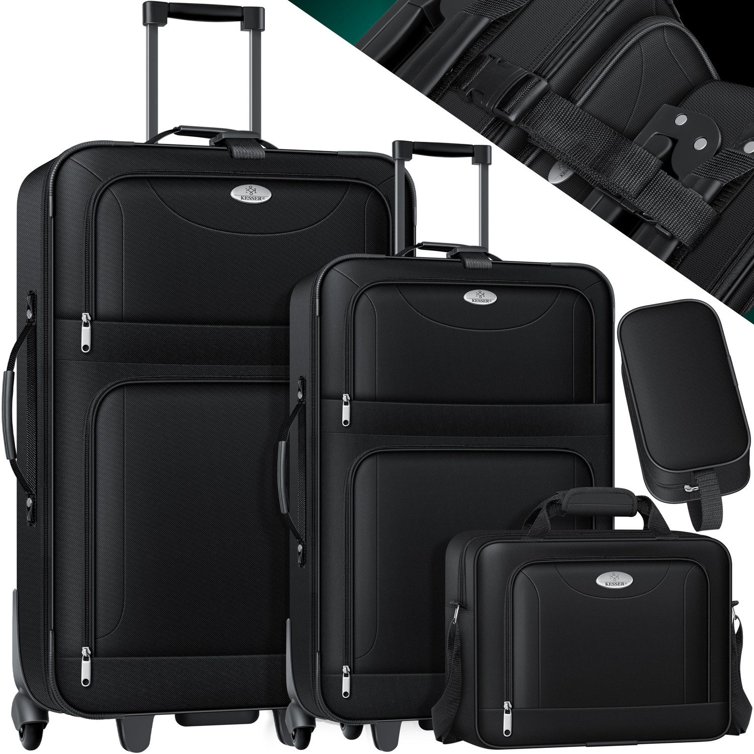 KESSER Kofferset, 2 Rollen, (4 tlg), günstig online kaufen