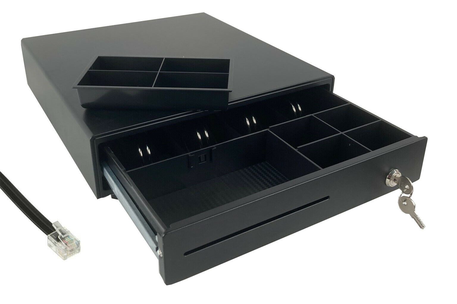 BlitzKasse Geldkassette Kassenlade iQCash330SL RJ-11 SLIM Geldschublade Geldlade Kassenfach