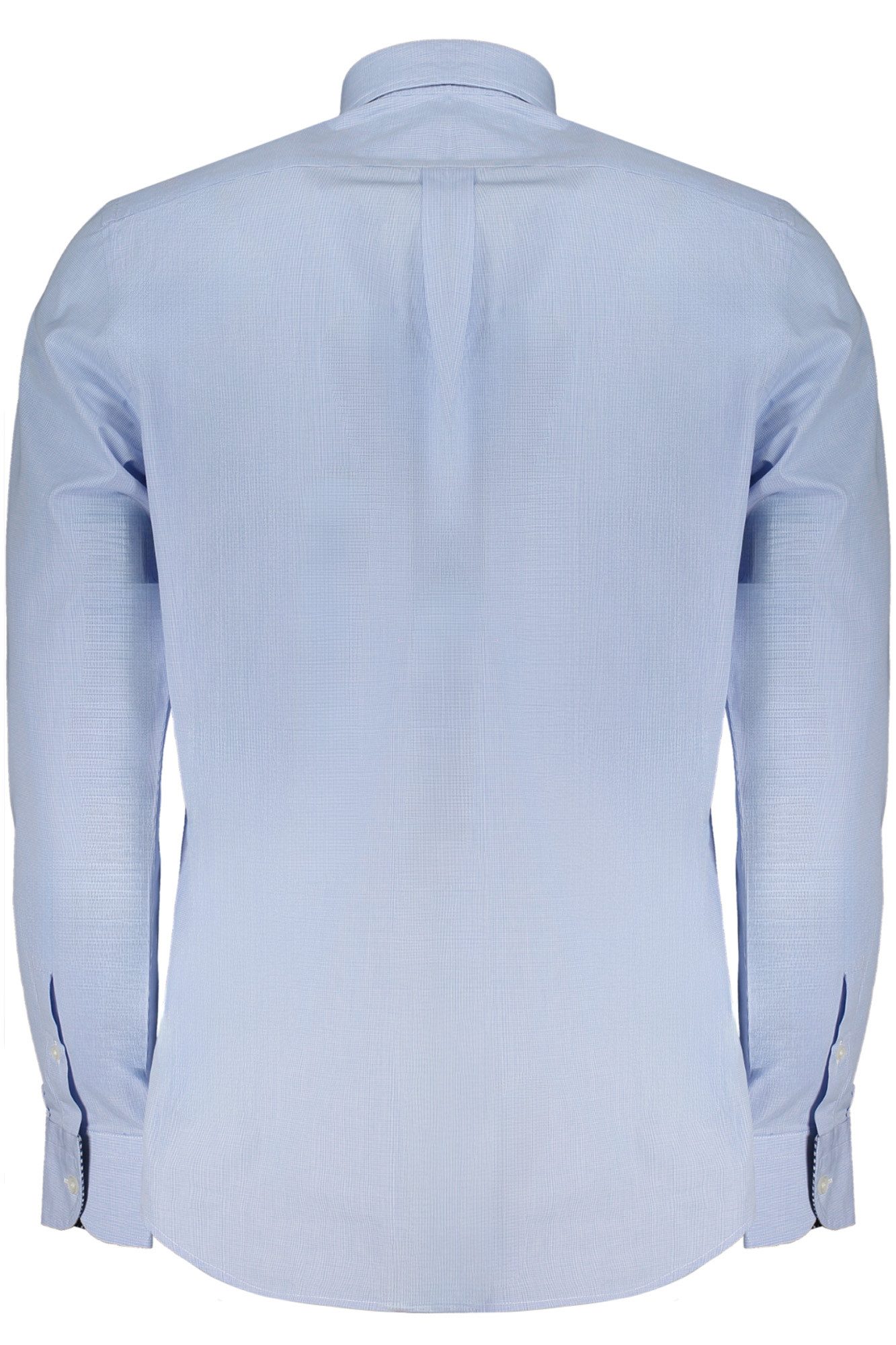 Harmont & Blaine Langarmhemd Elegantes Herrenhemd Blau: Regular Fit, Button-Down, Bio-Baumwolle