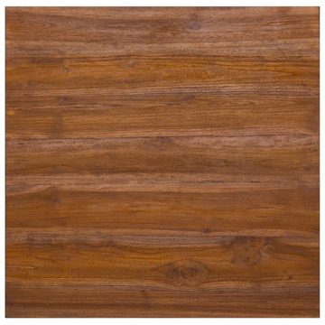 furnicato Couchtisch 68x68x33 cm Teak Massivholz