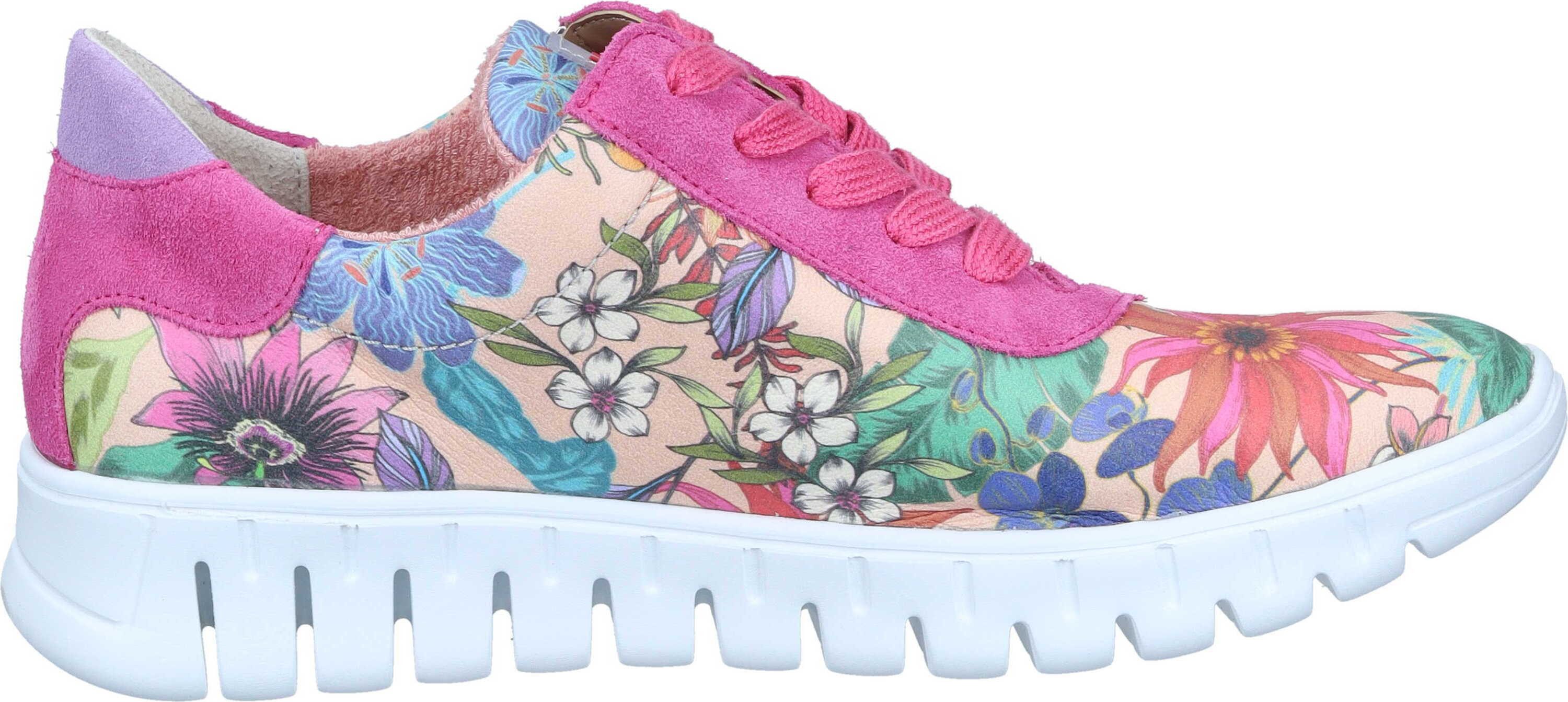 Waldläufer Schnürer Schnürschuh aus Velours/Leder