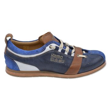 Kamo-Gutsu Kamo-Gutsu Aqua Blu Camel Herren Sneaker Sneaker Wechselfussbett