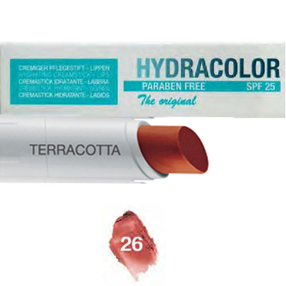 Deborah Milano Lippenpflegestift Hydracolor Lippenpflege Classic ohne Glycerin TERACOTTA 26