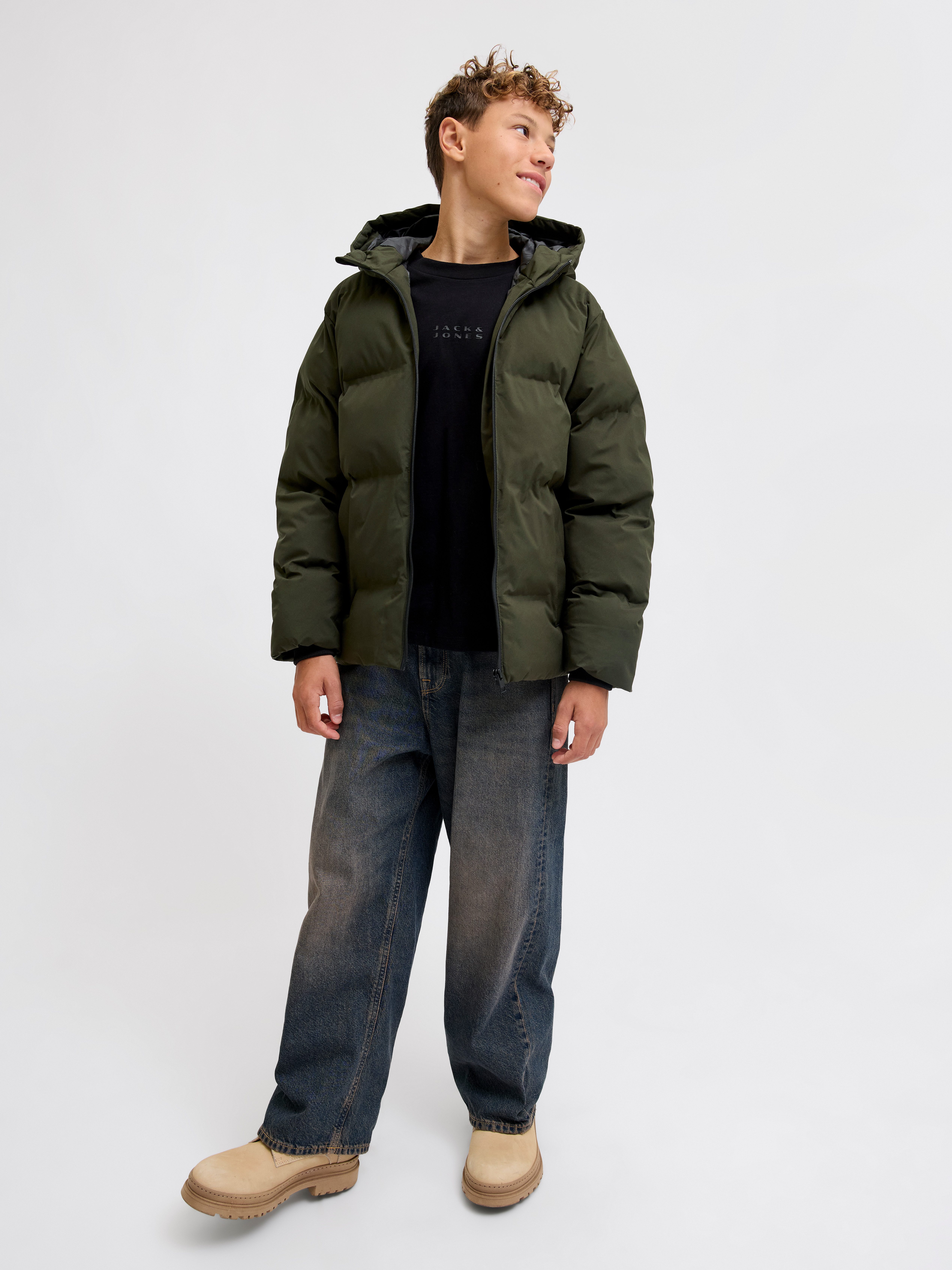 Jack & Jones Junior Steppjacke JJKAITO PUFFER JACKET LN JNR