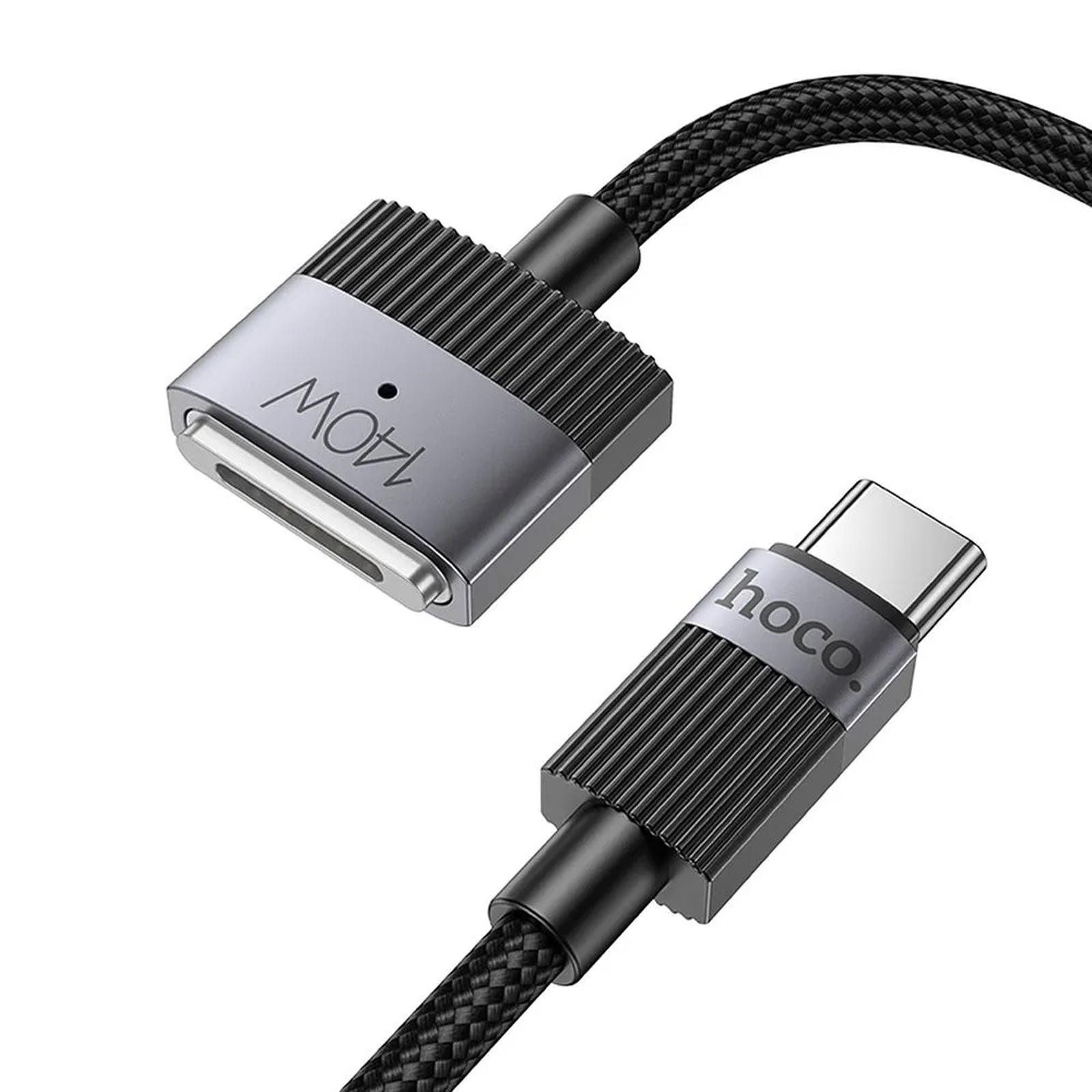 hoco. U141 - Typ-C auf Magsafe 3 magnetisches Ladekabel, MagSafe 3, USB Typ C (180 cm), Ladekabel für Apple MacBook Pro & Air USB C 140W Schnellladekabel 1.8m – Bild 5 von 5