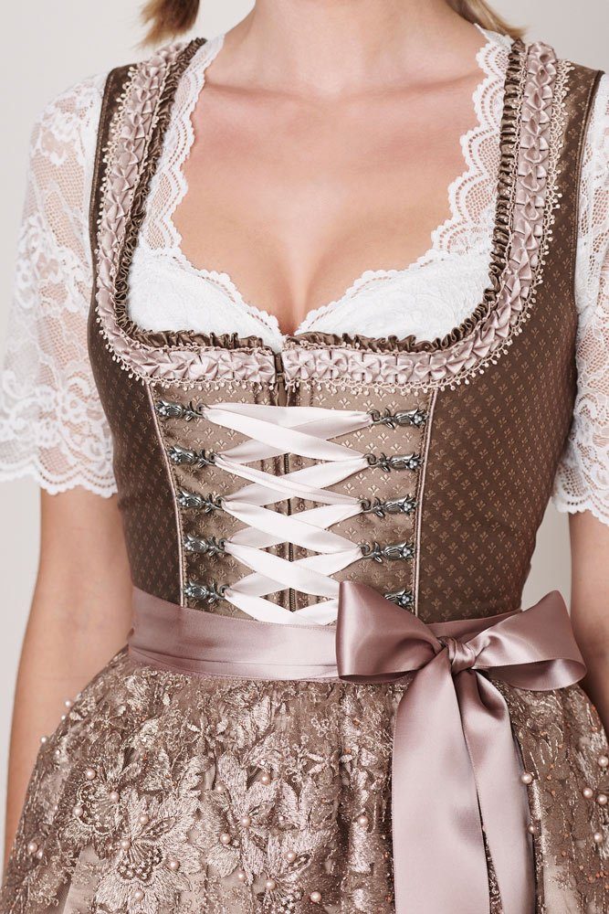 Dirndl 'Alinka' 404461, Krüger Madl Krüger Bra Spitzenschürze Dirndl