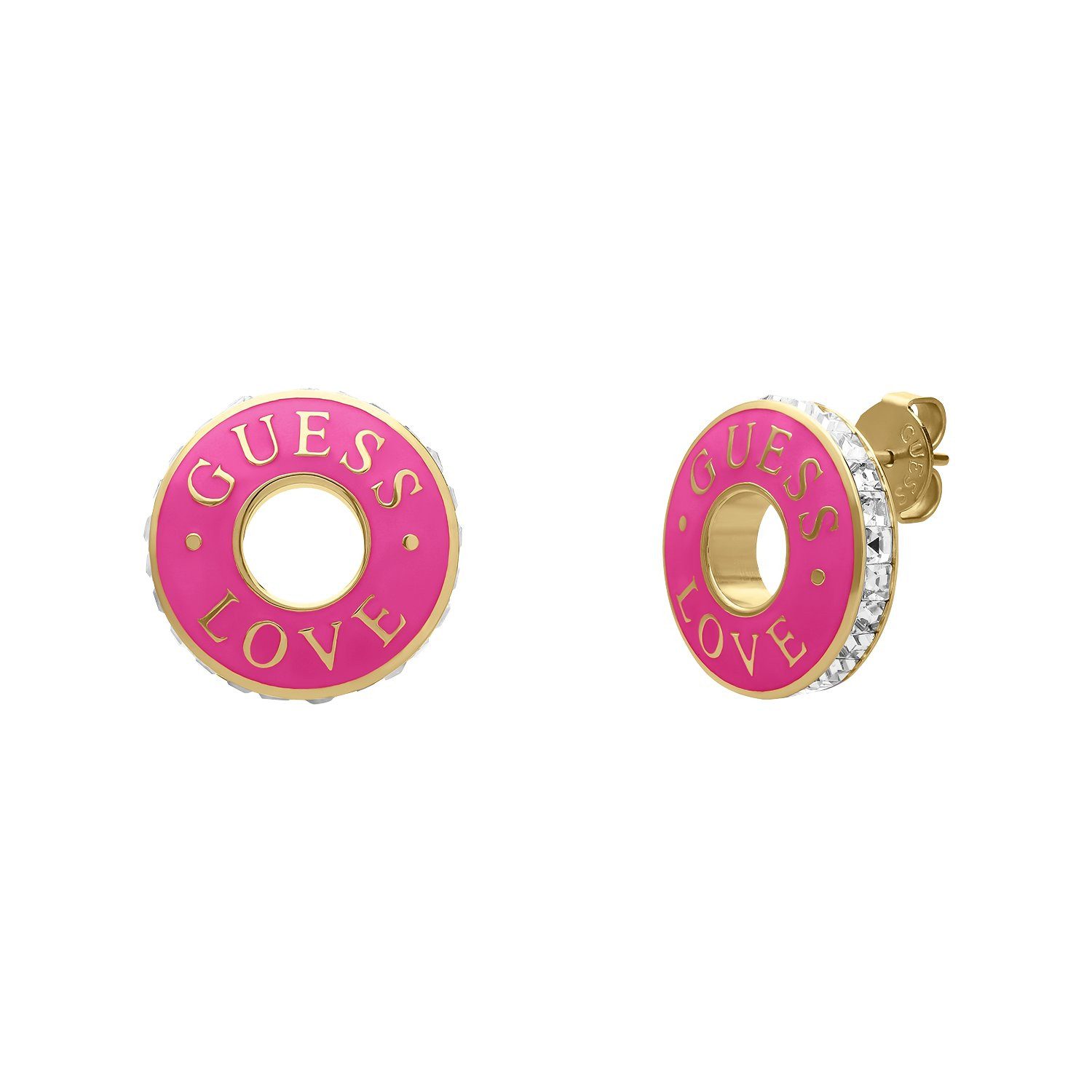 Guess Paar Ohrstecker Ohrring - Stahl - Gold - Damen