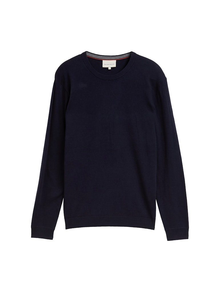 TOM TAILOR Rundhalspullover Basic Herrenpullover Superweicher günstig online kaufen
