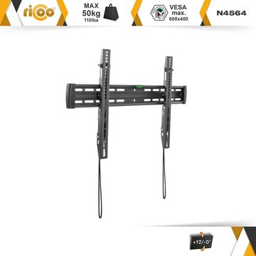 RICOO N4564 TV-Wandhalterung, (bis 70 Zoll, flach neigbar curved Fernseher Wand Halterung universal VESA 600 x 400)