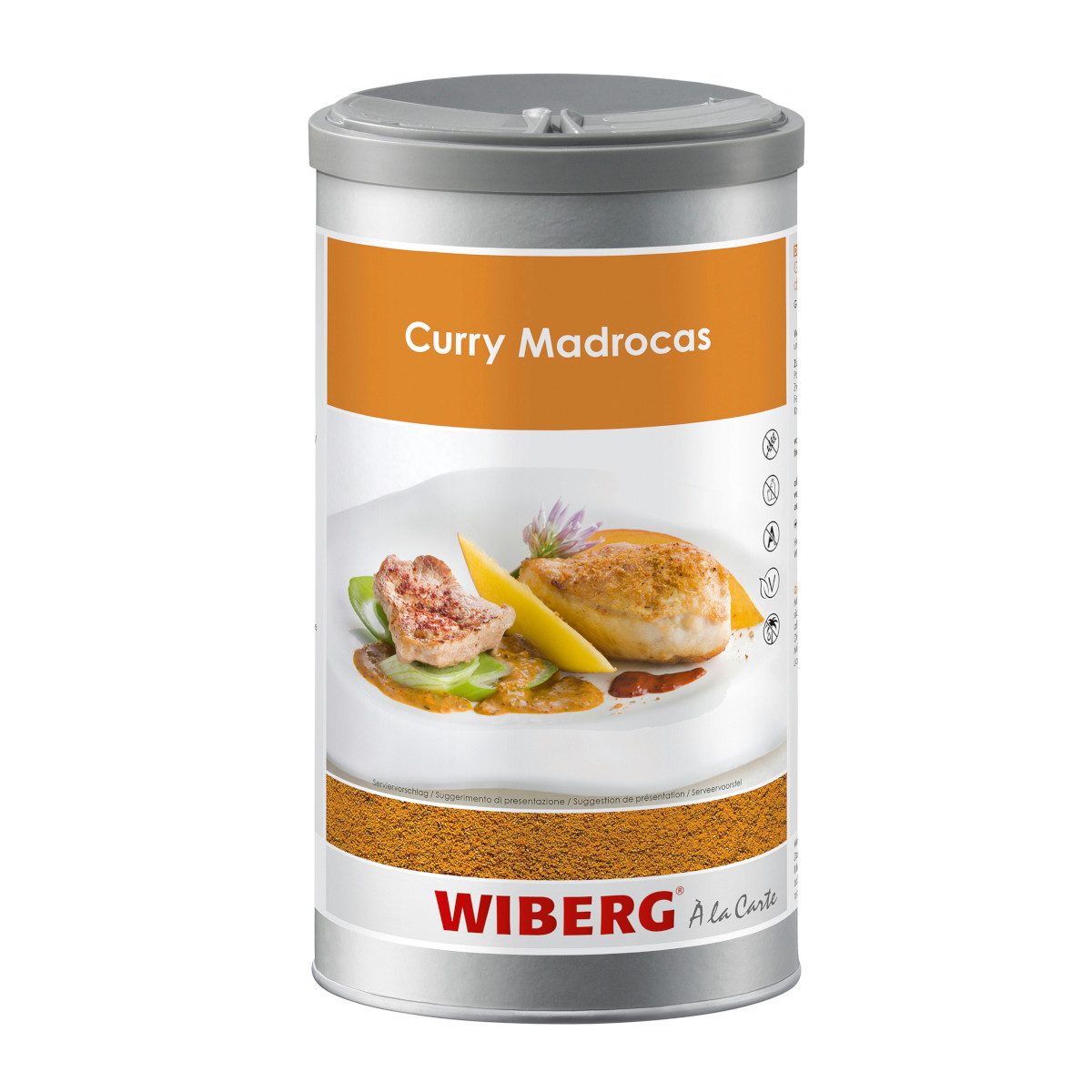 WIBERG Gewürz, Wiberg Curry Madrocas Gewürzmischung dezent fruchtig Packung 560g