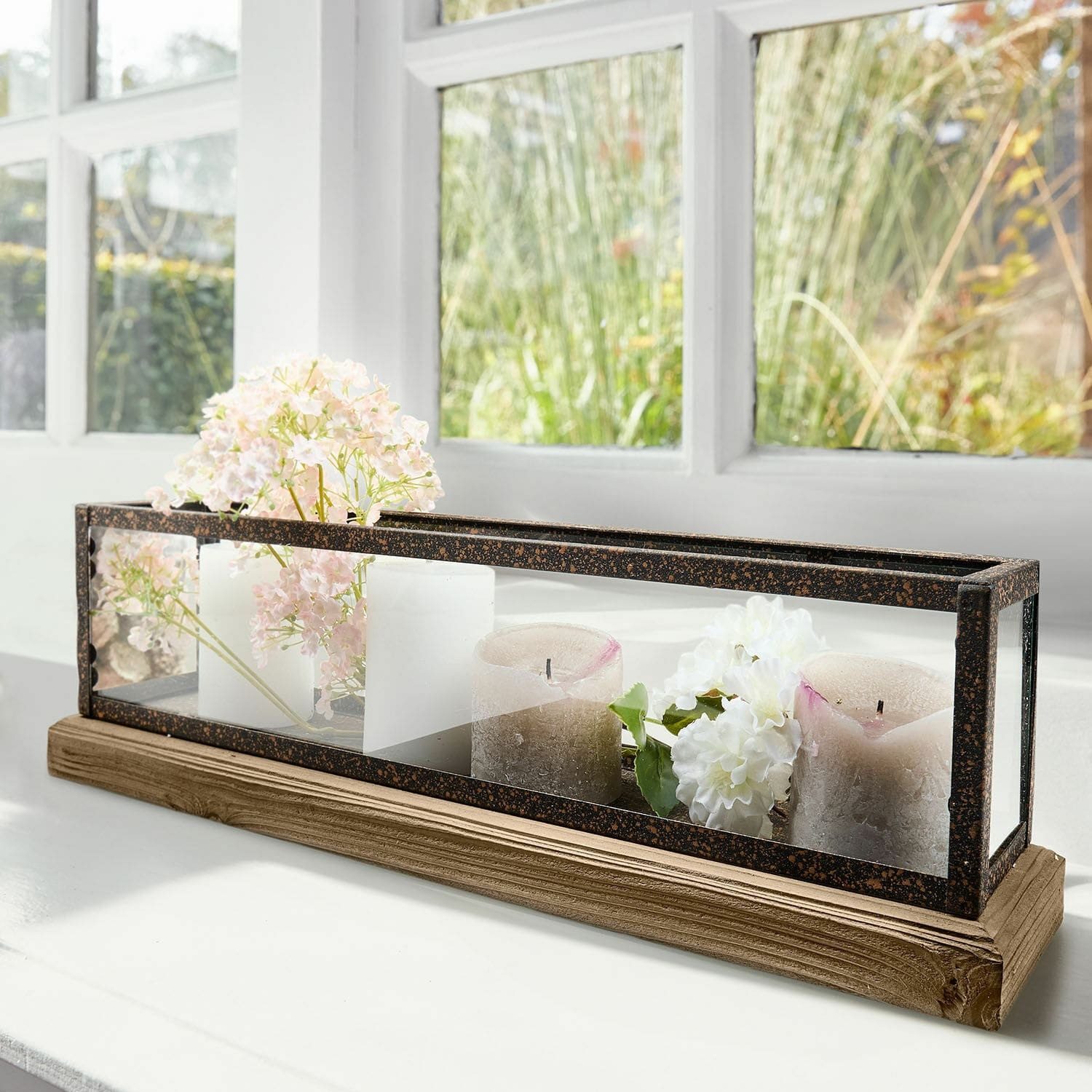 Mirabeau Windlicht Windlicht Curgy braun/klar (kein Set, kein Set) günstig online kaufen