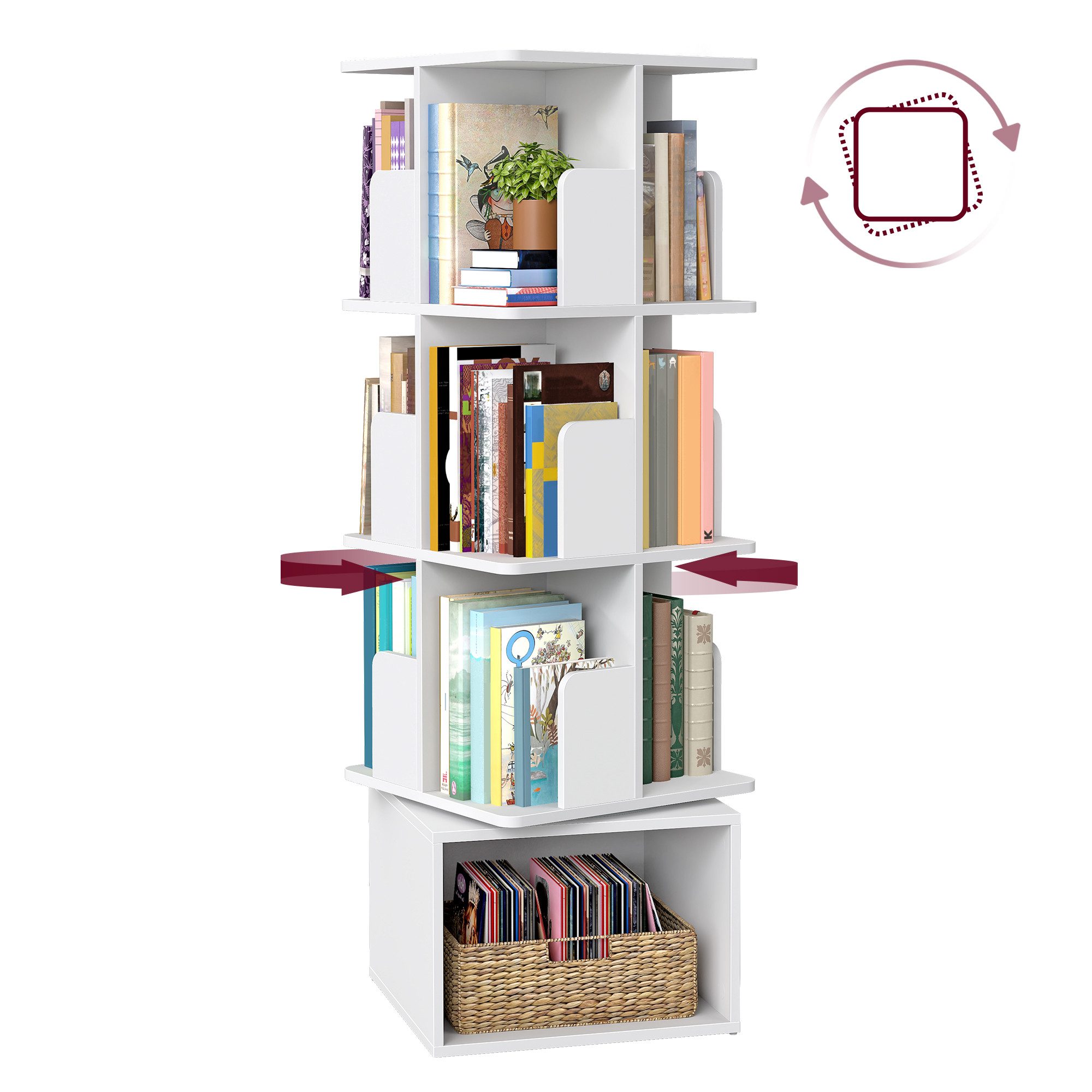 VASAGLE Standregal, Aufbewahrungsregal, Standregal mit offenen Fächern günstig online kaufen