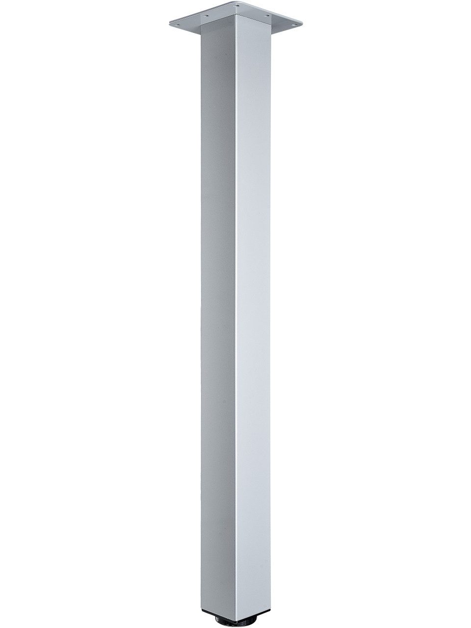 Hettich Tischbein Hettich Design-Tischbein Mella Aluminium-Optik