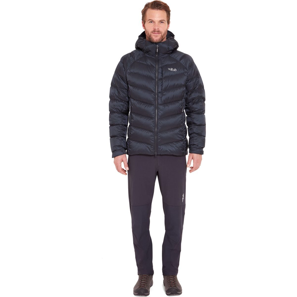 Rab Steppjacke Glaceon Pro Jacket Von Raureif bedeckte Wege, windgepeitschte Gipfel, winterliche