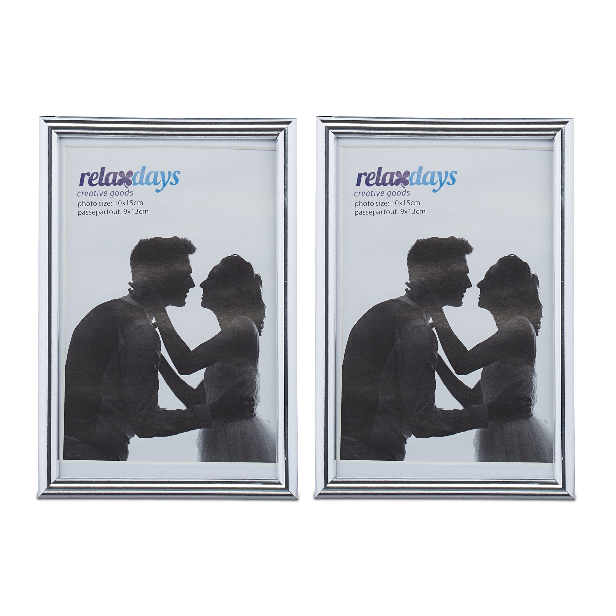 relaxdays Bilderrahmen 2er Set 10 x günstig online kaufen
