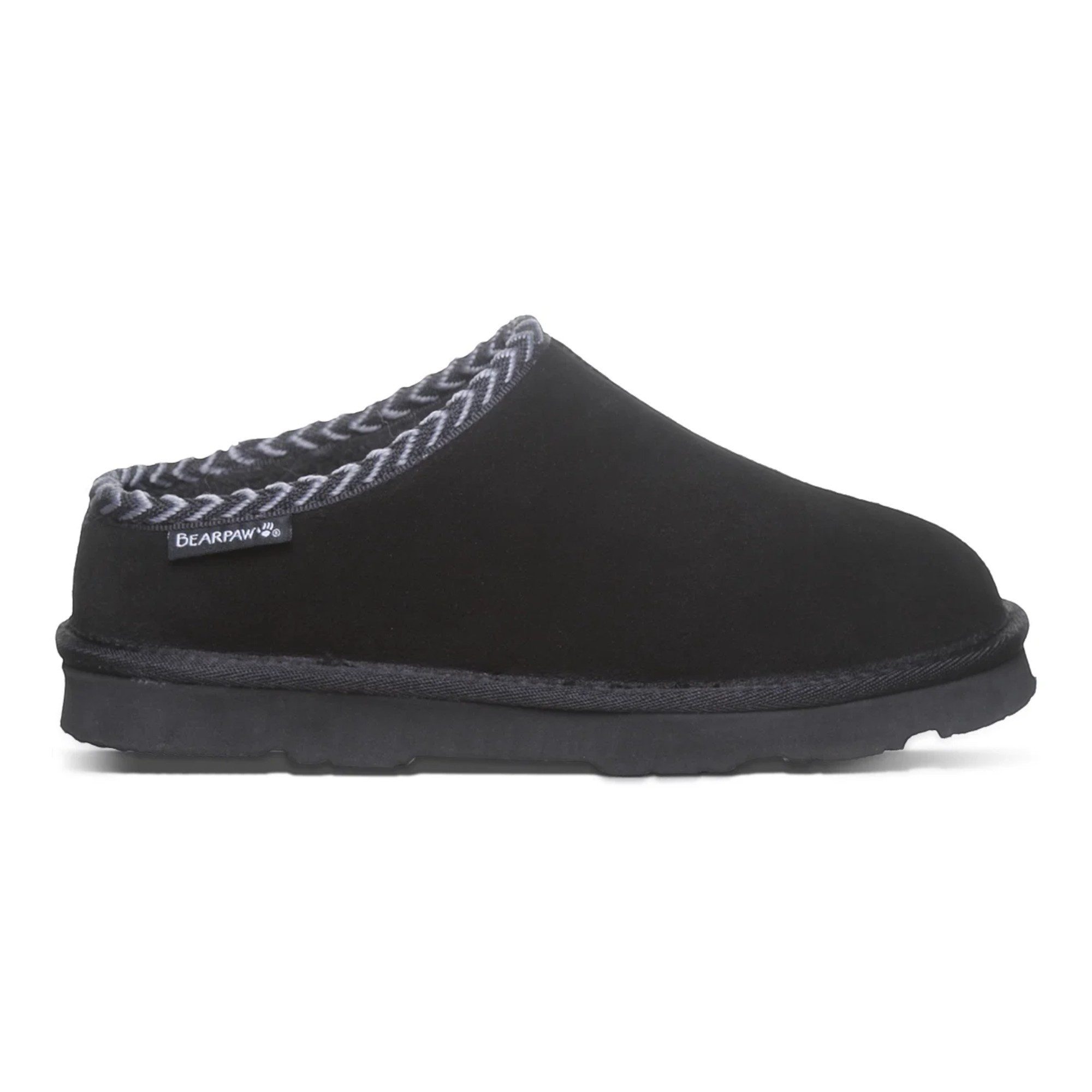 Bearpaw Tabitha (Veloursleder) schwarz Damen Hausschuh