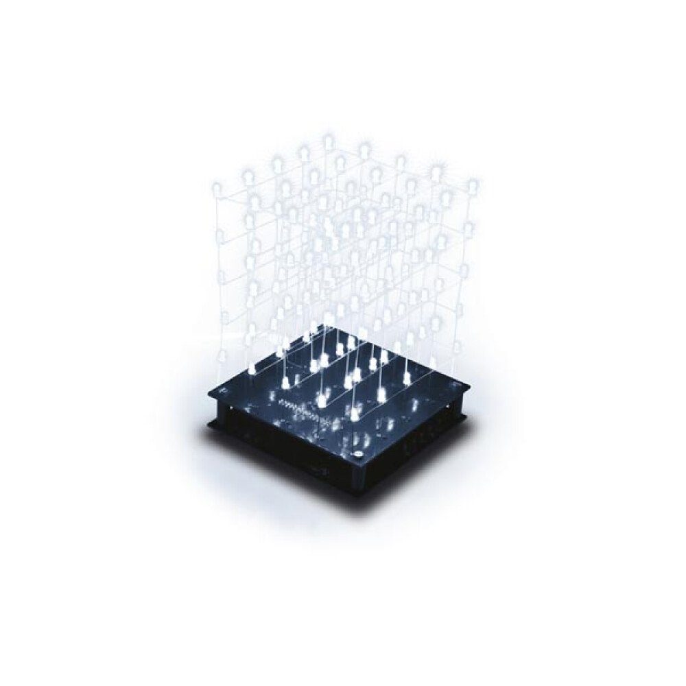 LED Würfel 3d-led-cube 5 x 5 x 5 (weiße leds)