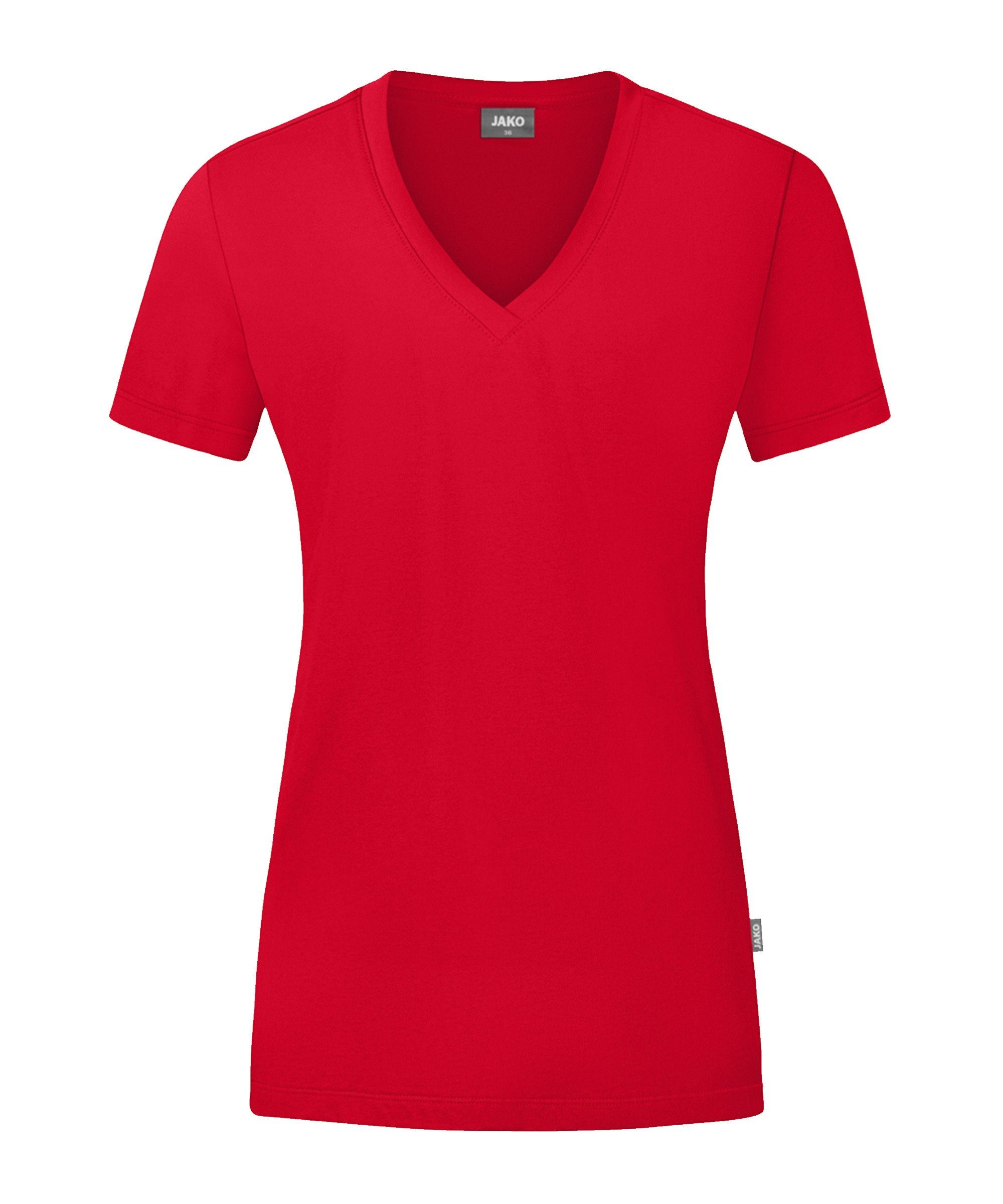 Gut bewertet! Jako T-Shirt Organic T-Shirt default Damen rot