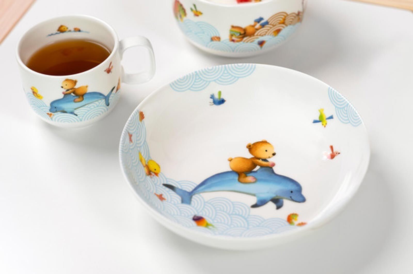 Villeroy & a Boch Kindersuppenteller Teller Happy (1 St) as Bear cm, ø 19.5