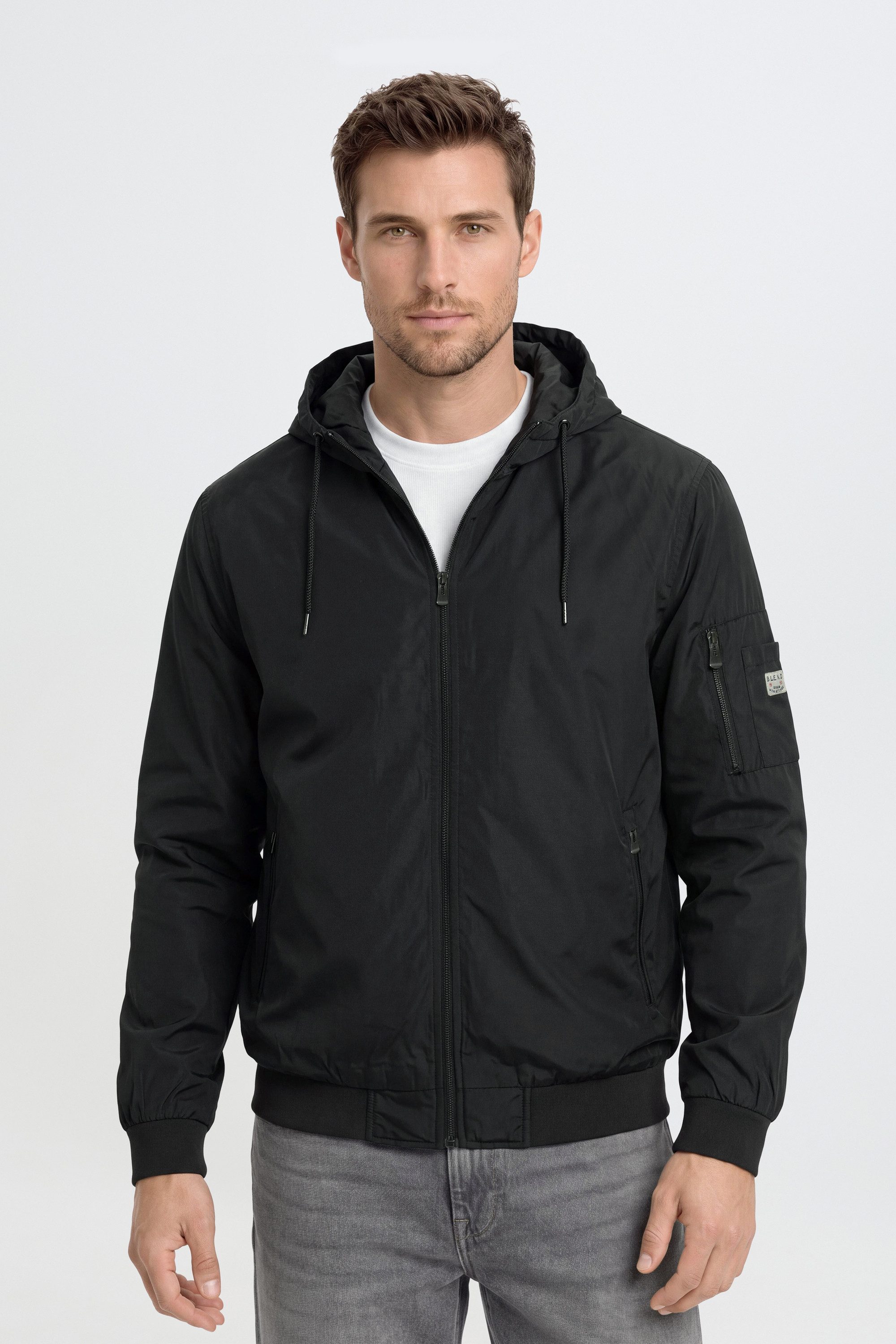Blend Windbreaker BHRazy Lässige Übergangsjacke mit praktischen Reißverschlusstaschen