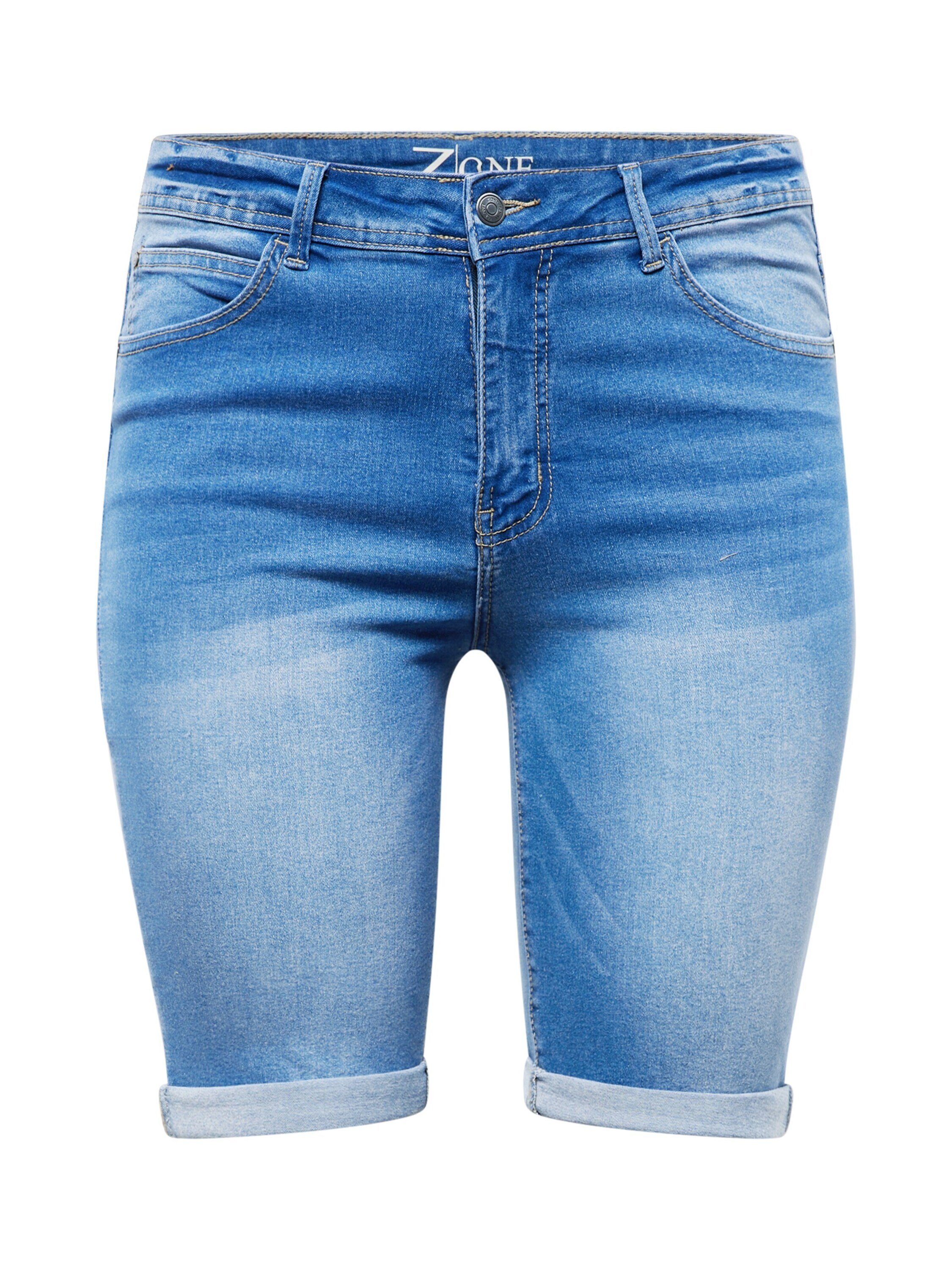 Z-One Jeansshorts Jenny (1-tlg) Plain/ohne Details