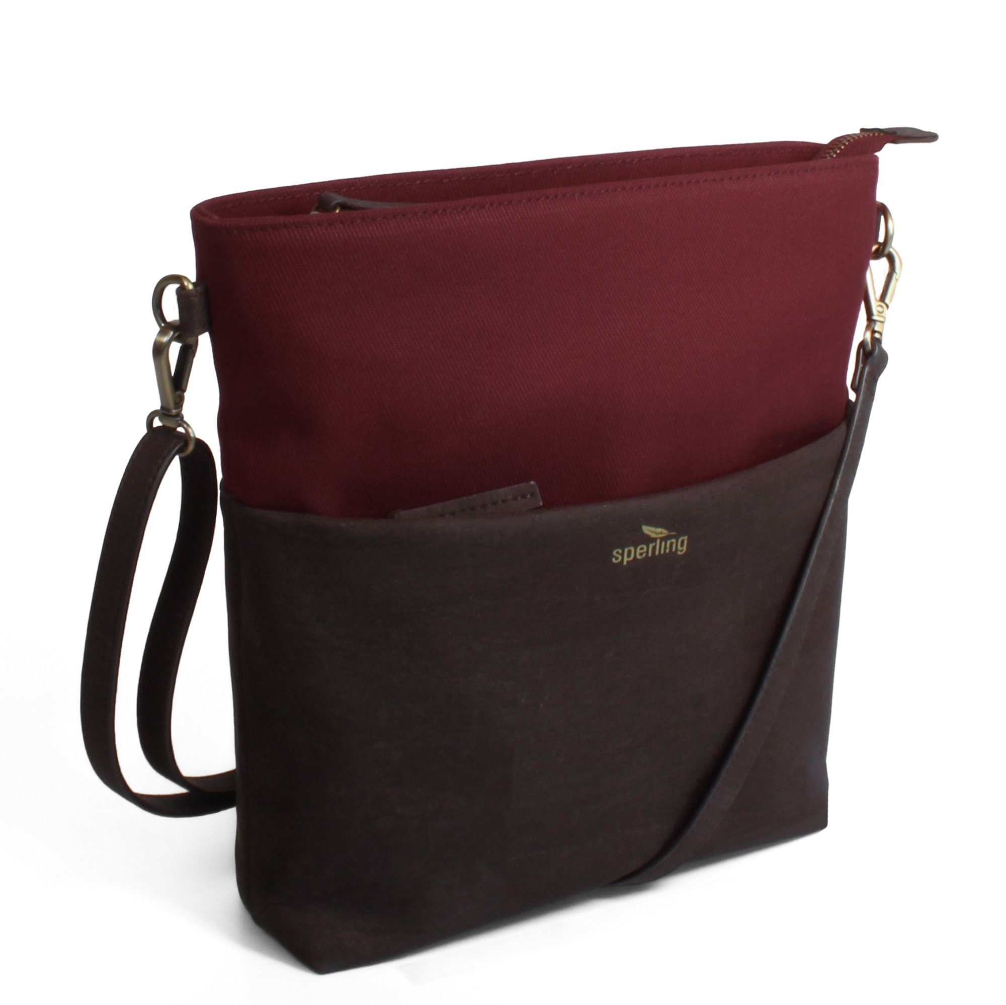 Sperling Bags Handtasche Classic, aus Kork und Bio-Baumwolle