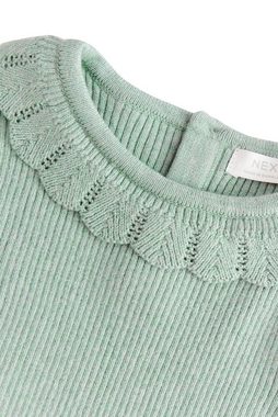 Next Rundhalspullover Pullover mit Rüschenkragen (1-tlg)