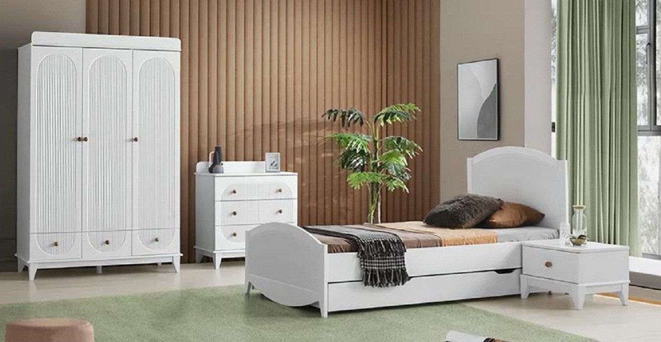 Jugendzimmer-Set Modernes Jugendzimmer-Set mit Kleiderschrank und Kommode in Holzoptik