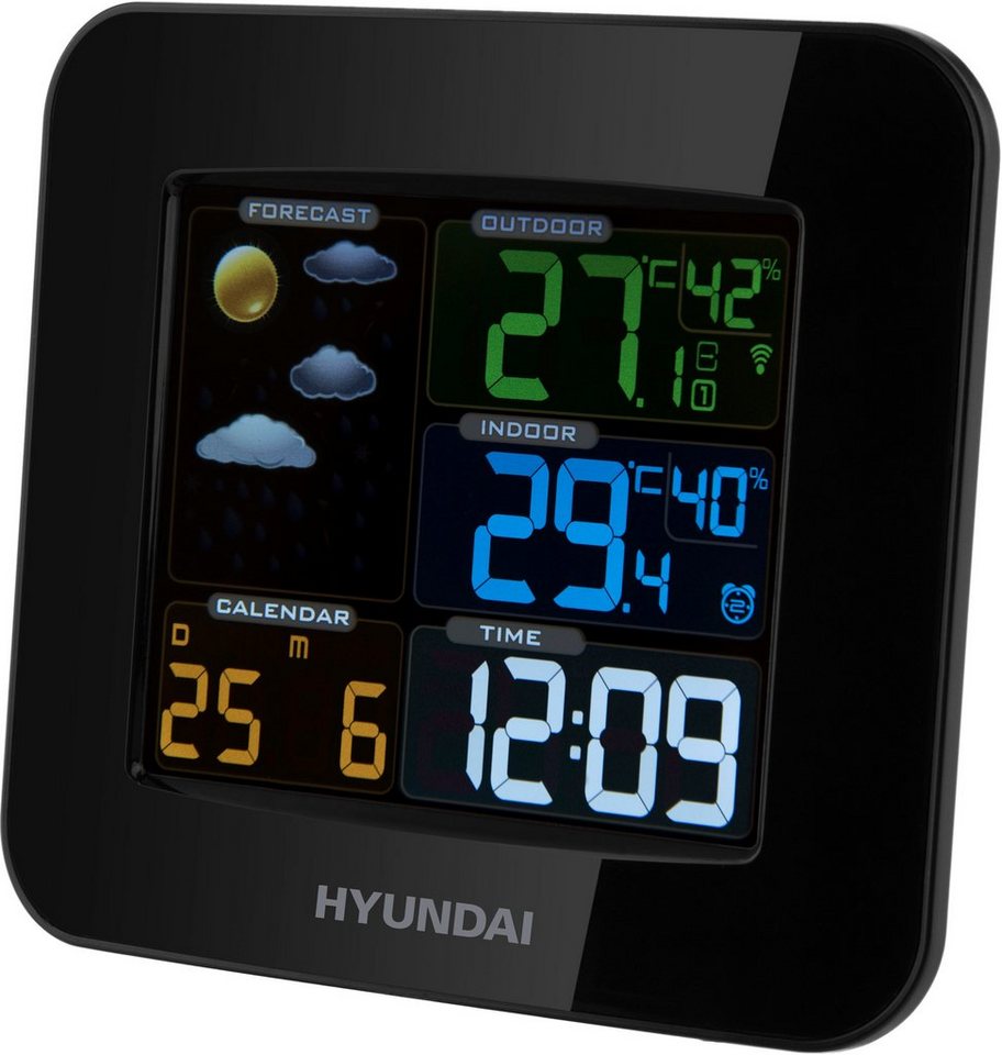(mit Außensensor) Wetterstation Hyundai Hyundai WS8446