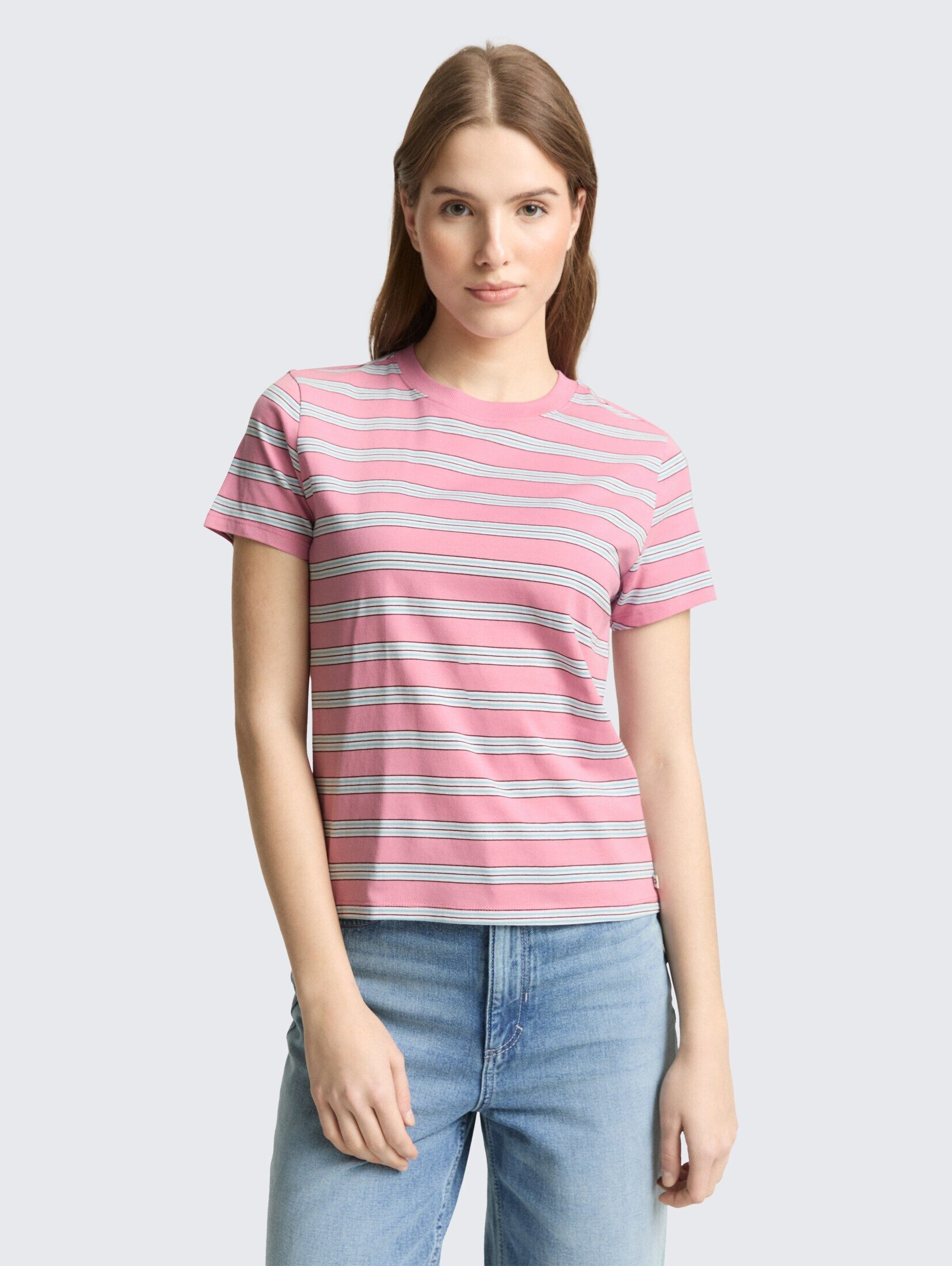 TOM TAILOR Denim T-Shirt T-Shirt T-Shirt aus Baumwolle