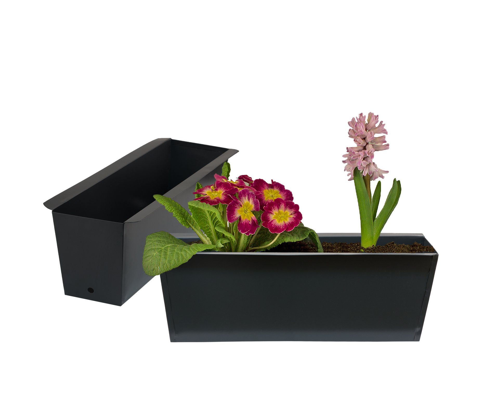 BigDean Blumenkasten »Pflanzkasten verzinkt Palette Paletten Pflanzkübel  35,5 x 12,5 x 12 cm Palettenkasten« (1 Stück) online kaufen | OTTO