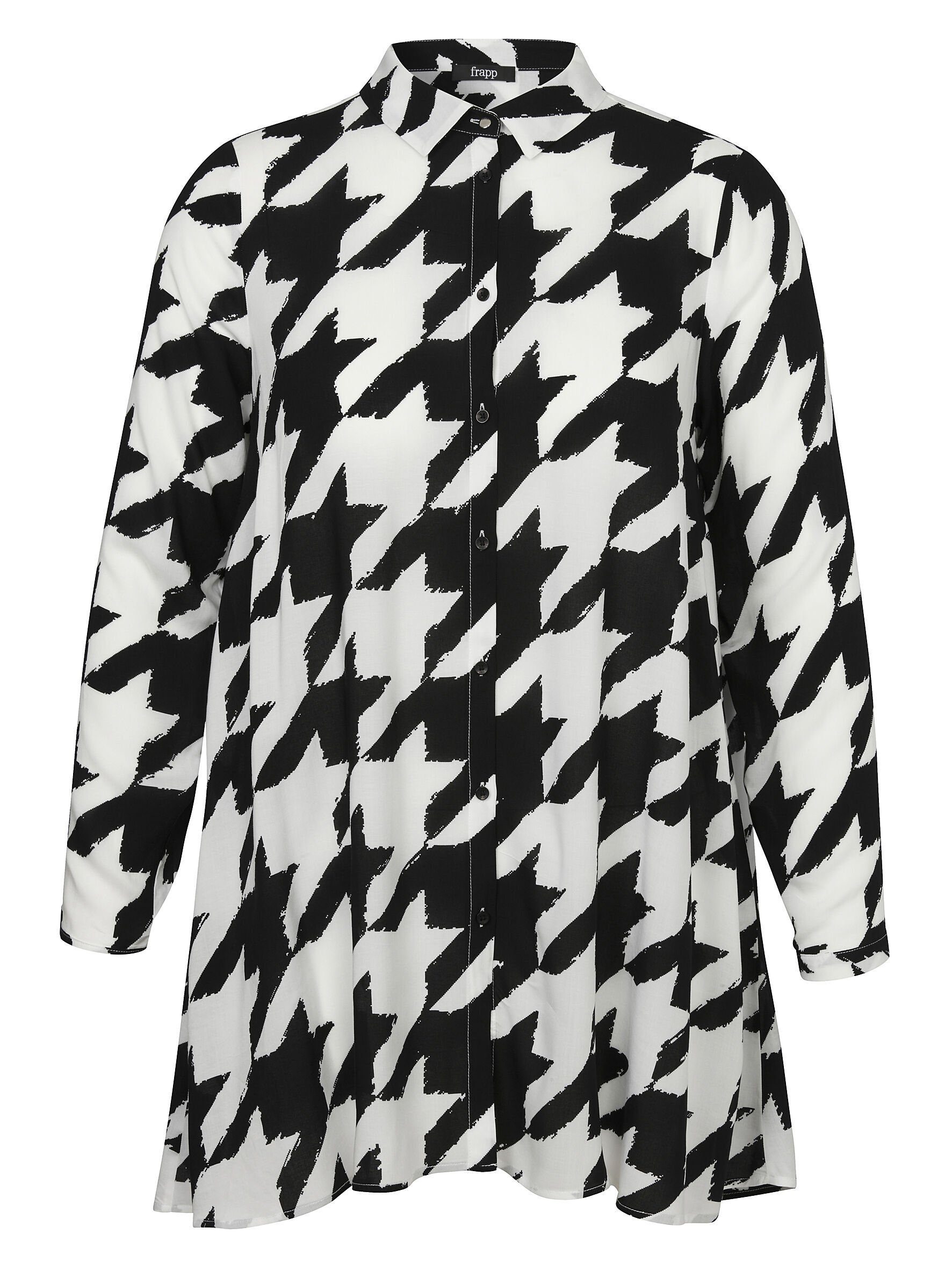 FRAPP Blusenblazer mit grafischem Muster