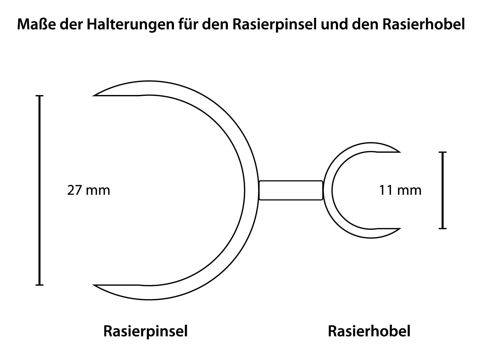Olivenholz Rasierpinselhalter GREENDOOR mit Rasierpinsel-Set Schale
