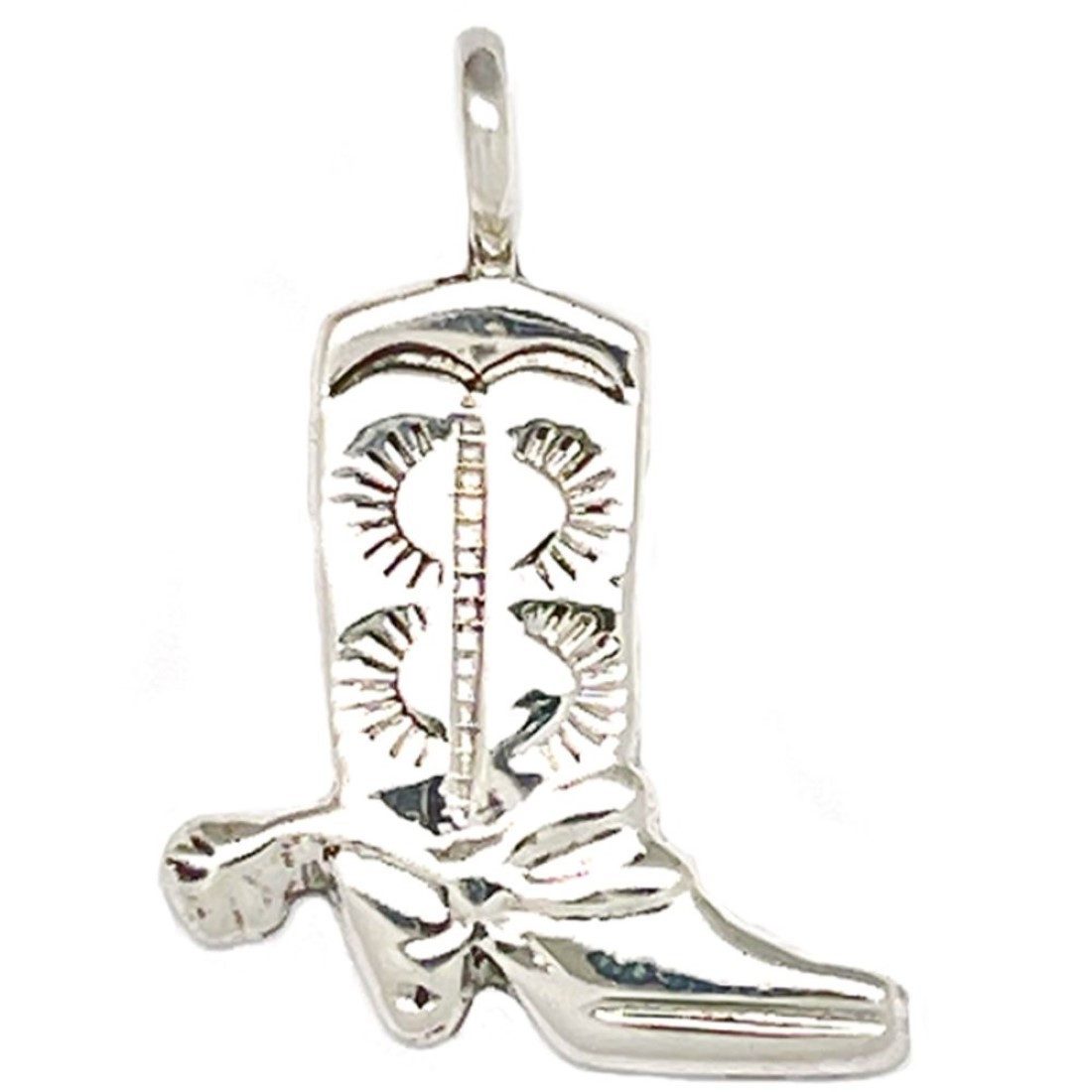 Native Dreams Kettenanhänger Cowboystiefel, 925 Sterling Silber Westernschmuck handgefertigt