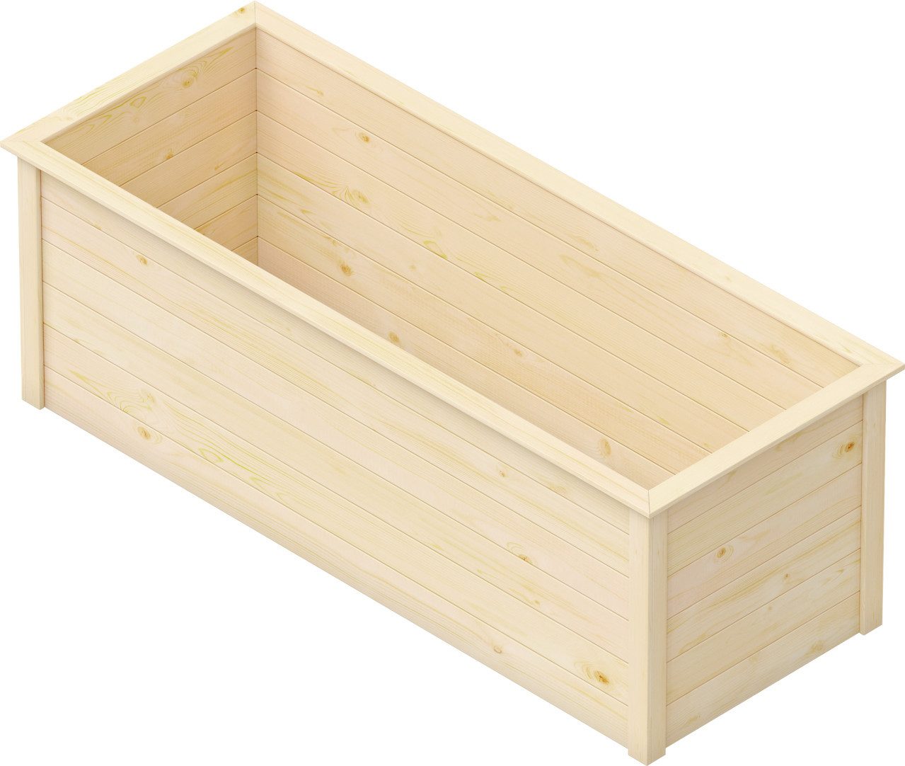 Upyard Hochbeet Upyard Hochbeet 200 x 72 x 70 cm natur mit