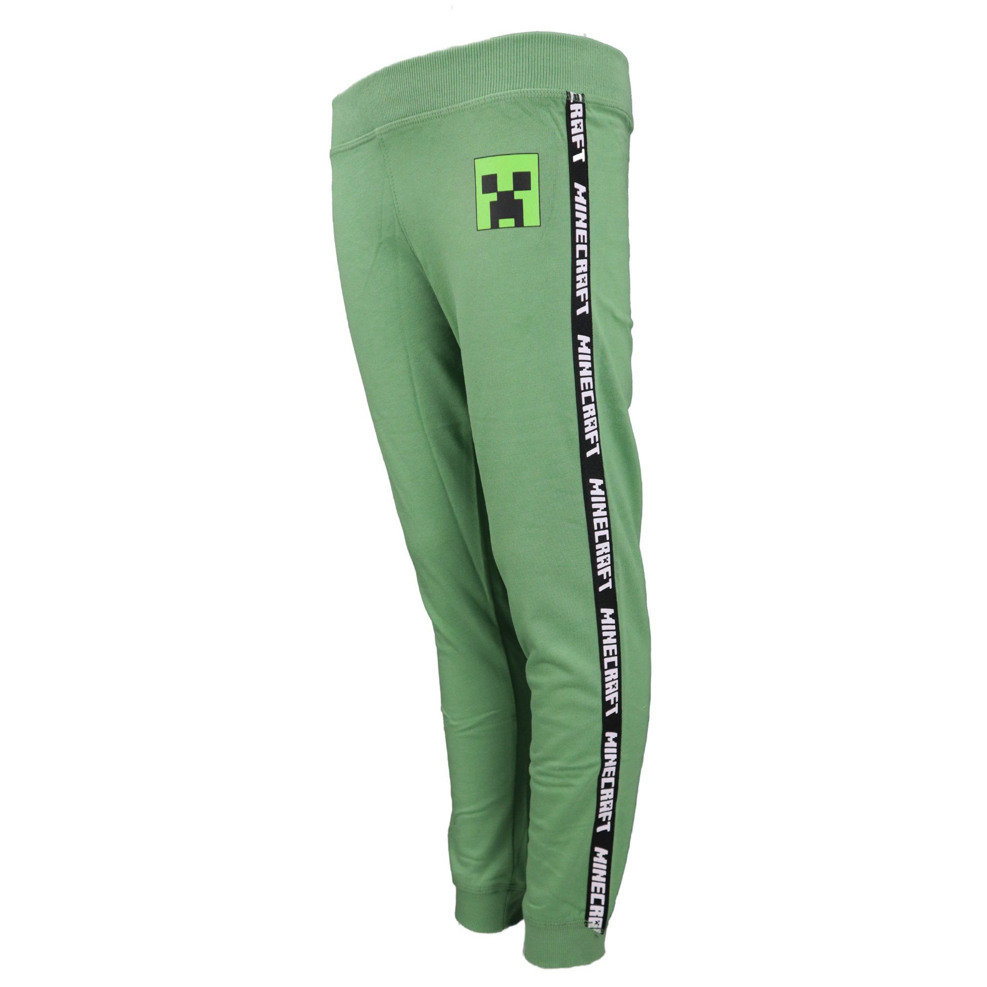 Minecraft Jogginghose Minecraft Creeper Zombie Jungen Kinder Sporthose Hose Gr. 116 bis 152