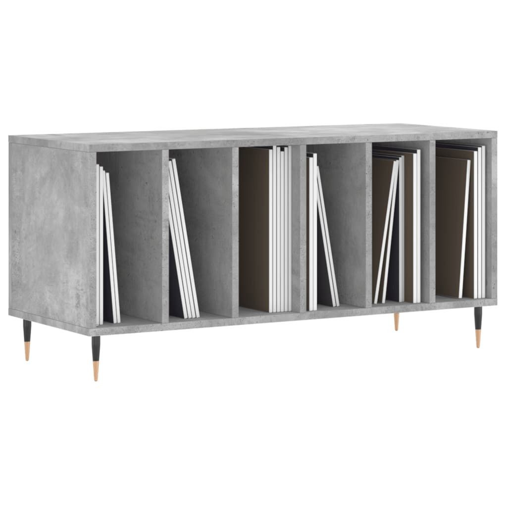 vidaXL Media-Regal Plattenschrank Betongrau 100x38x48 cm günstig online kaufen