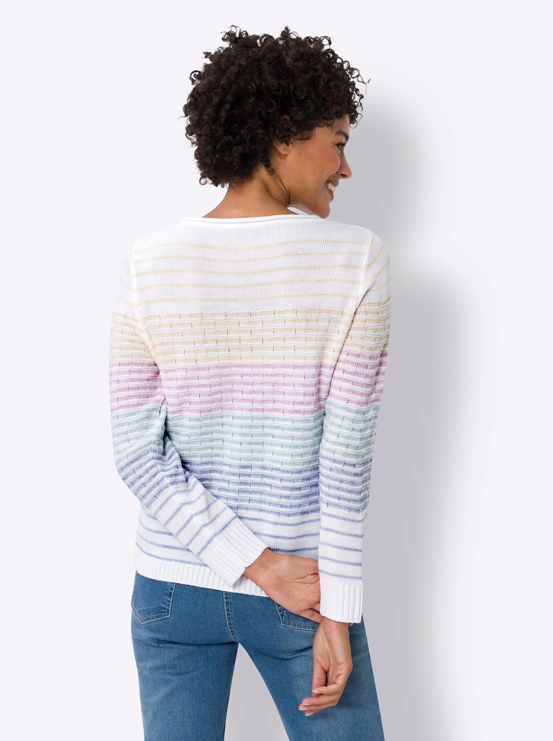 Sieh an! Strickpullover Langarm-Pullover günstig online kaufen