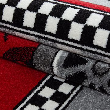 Kinderteppich Teppich für den Flur oder Küche Rennwagen, Stilvoll Günstig, Läufer, Höhe: 11 mm