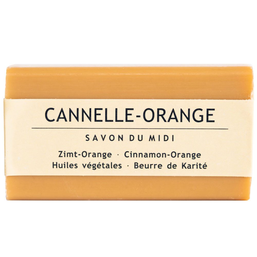 Savon du Midi Handseife Zimt-Orange Karité-Seife, Orange, 100 g