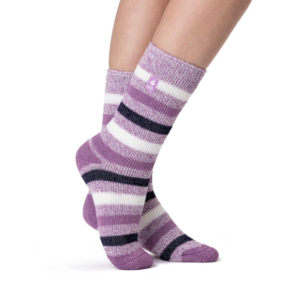 Thermosocken Damen gestreift