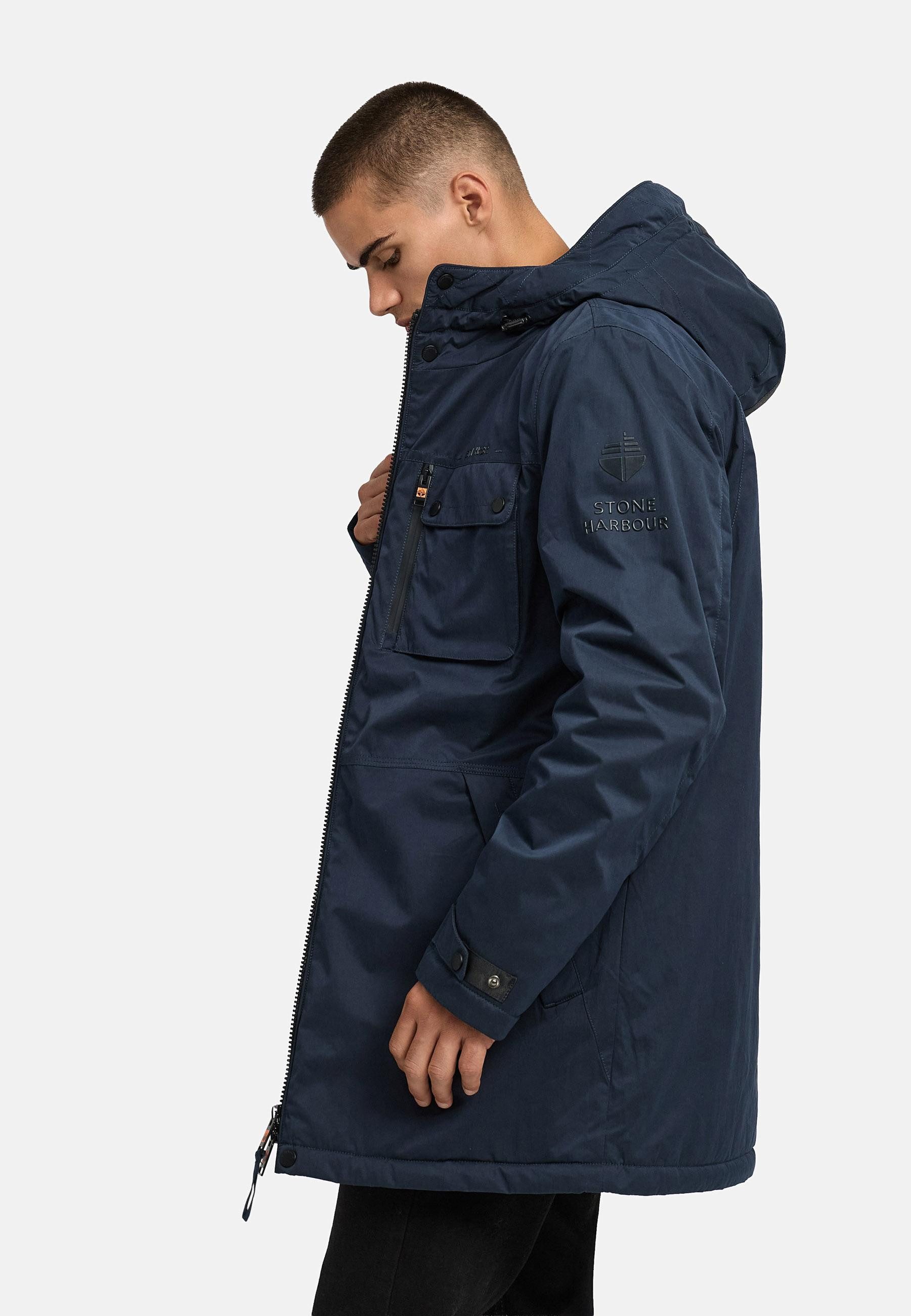 Stone Harbour Wintermantel Fintaan XX Winterparka mit großen Eingrifftaschen und Brusttasche