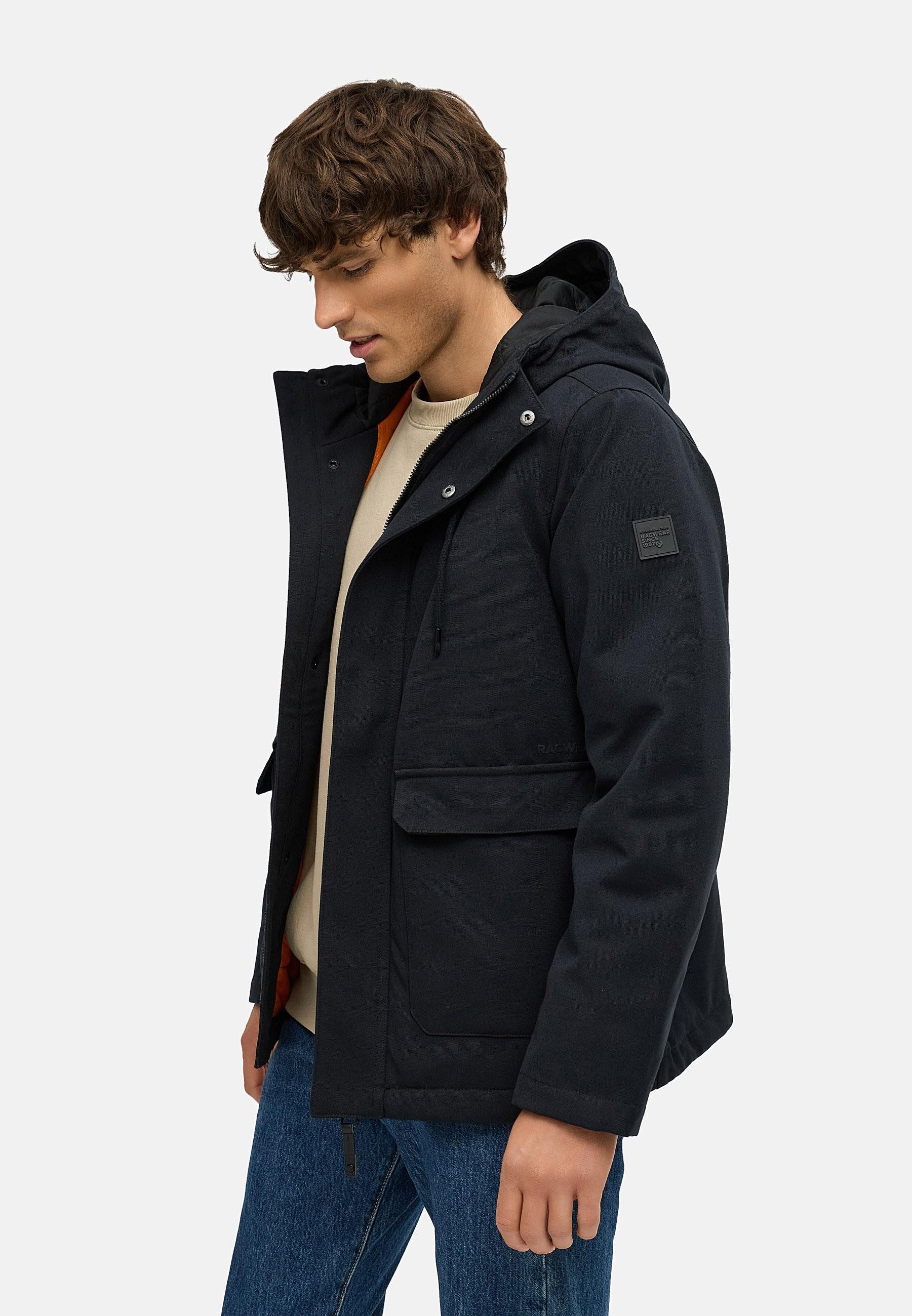 Ragwear Winterjacke Mr Them stylische Herren Outdoorjacke mit großer Kapuze