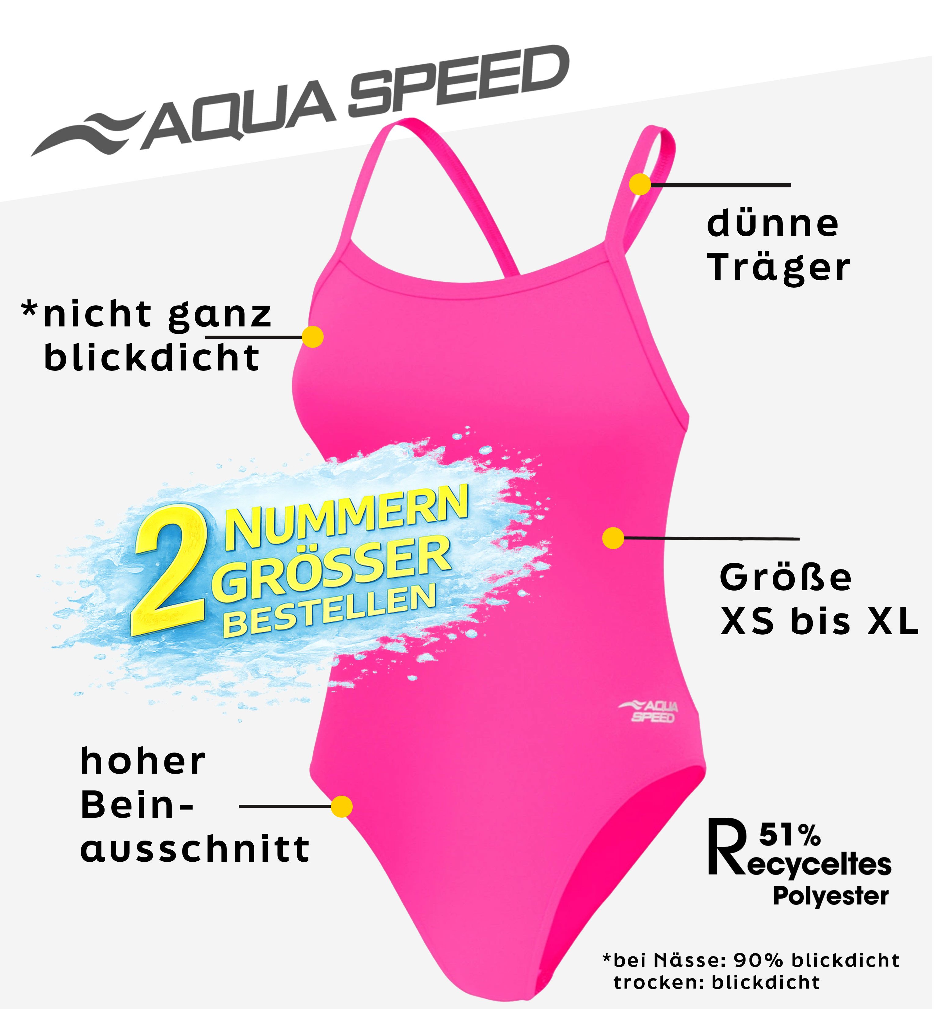 Aqua Speed Badeanzug ANA Badeanzug für SchwimmerInnen - sportlich & jugendl günstig online kaufen