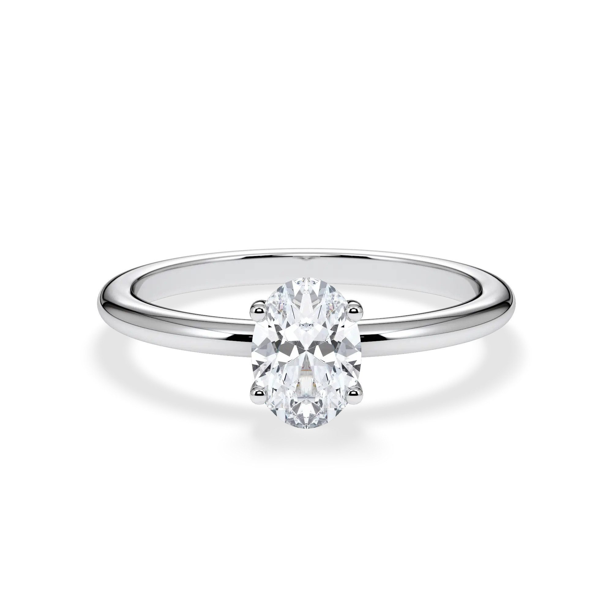 Adam & Eve Diamantring 750/- Gold - großer Diamant 1,00ct + 12 x 0,07ct Brillanten (Verlobungsring + Ringbox, LAB02 Diamantring), Lab Grown Diamonds - Nachhaltig und günstig
