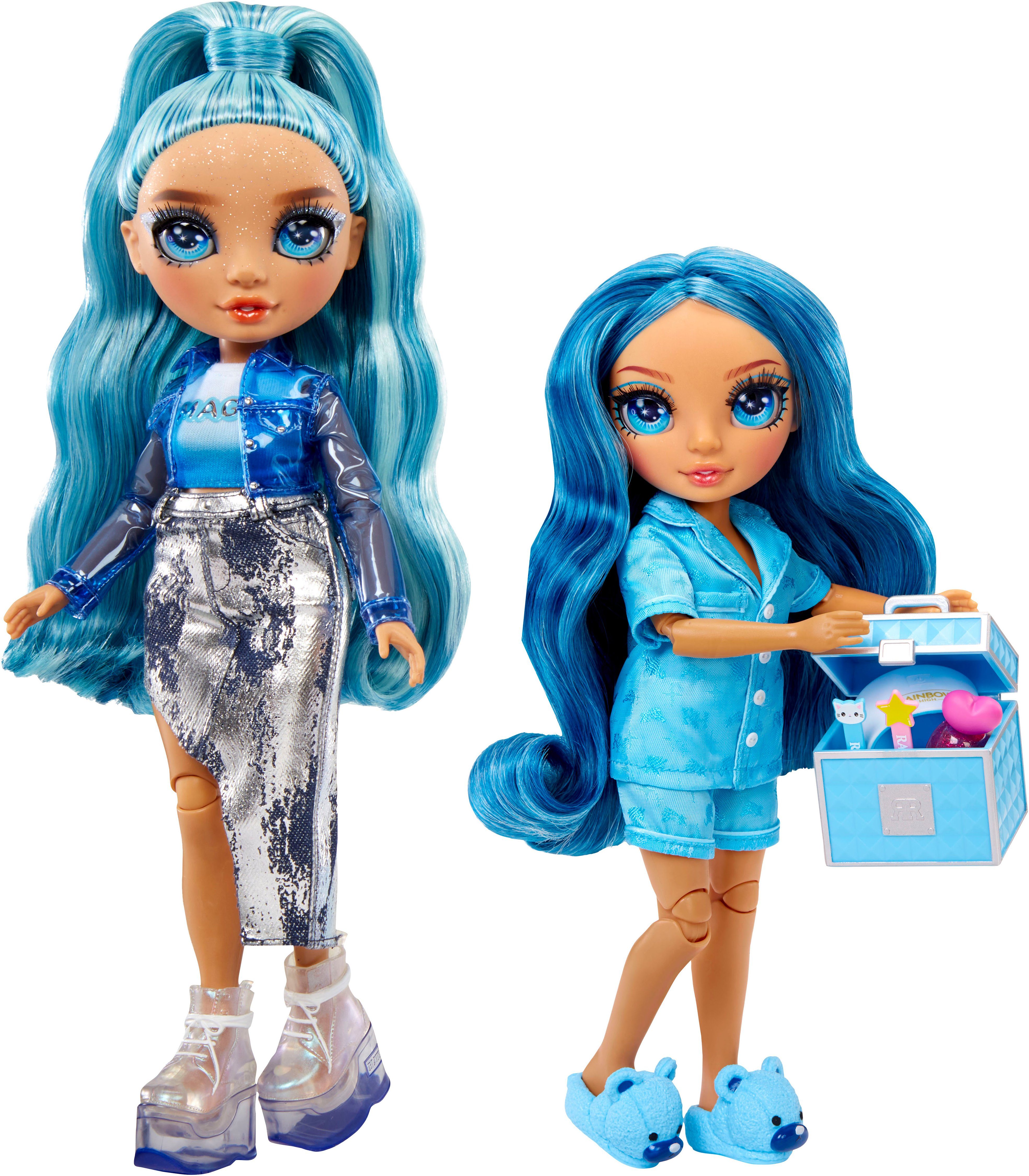 Rainbow High Anziehpuppe Junior High PJ Party Fashion Doll Skyler (Blue) günstig online kaufen