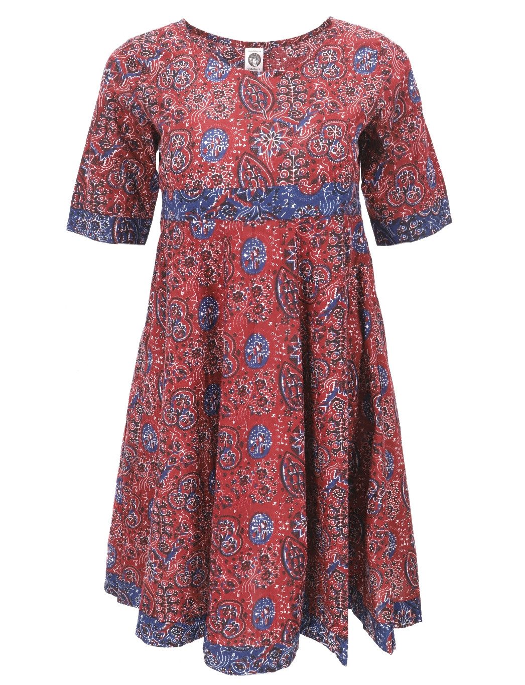 Guru-Shop Midikleid Boho Minikleid, sommerliches Minikleid,.. günstig online kaufen