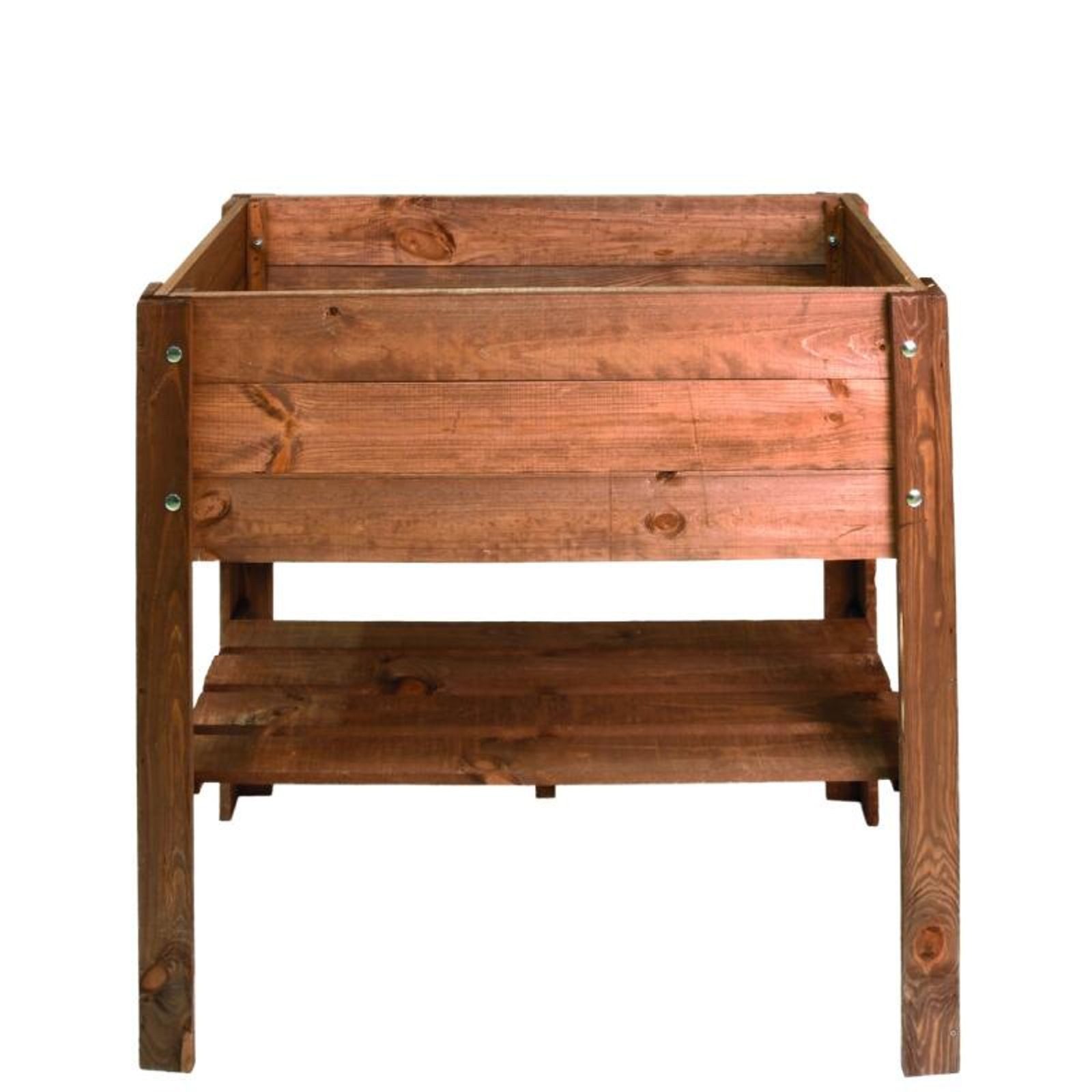 BURI Hochbeet Hochbeet Holzhochbeet 80,5x78,5x40cm Kiefer Garten Anzucht Pflanzen